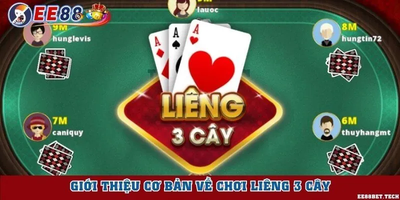 Chơi bài liêng 3 cây đơn giản