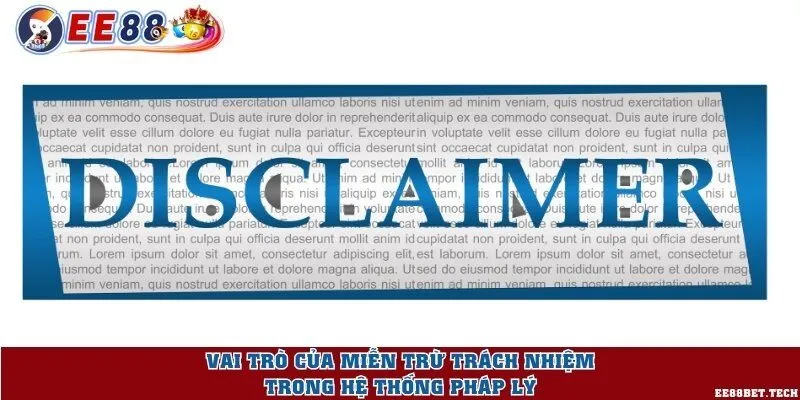 Vai trò trong việc áp dụng chính sách miễn trừ trách nhiệm
